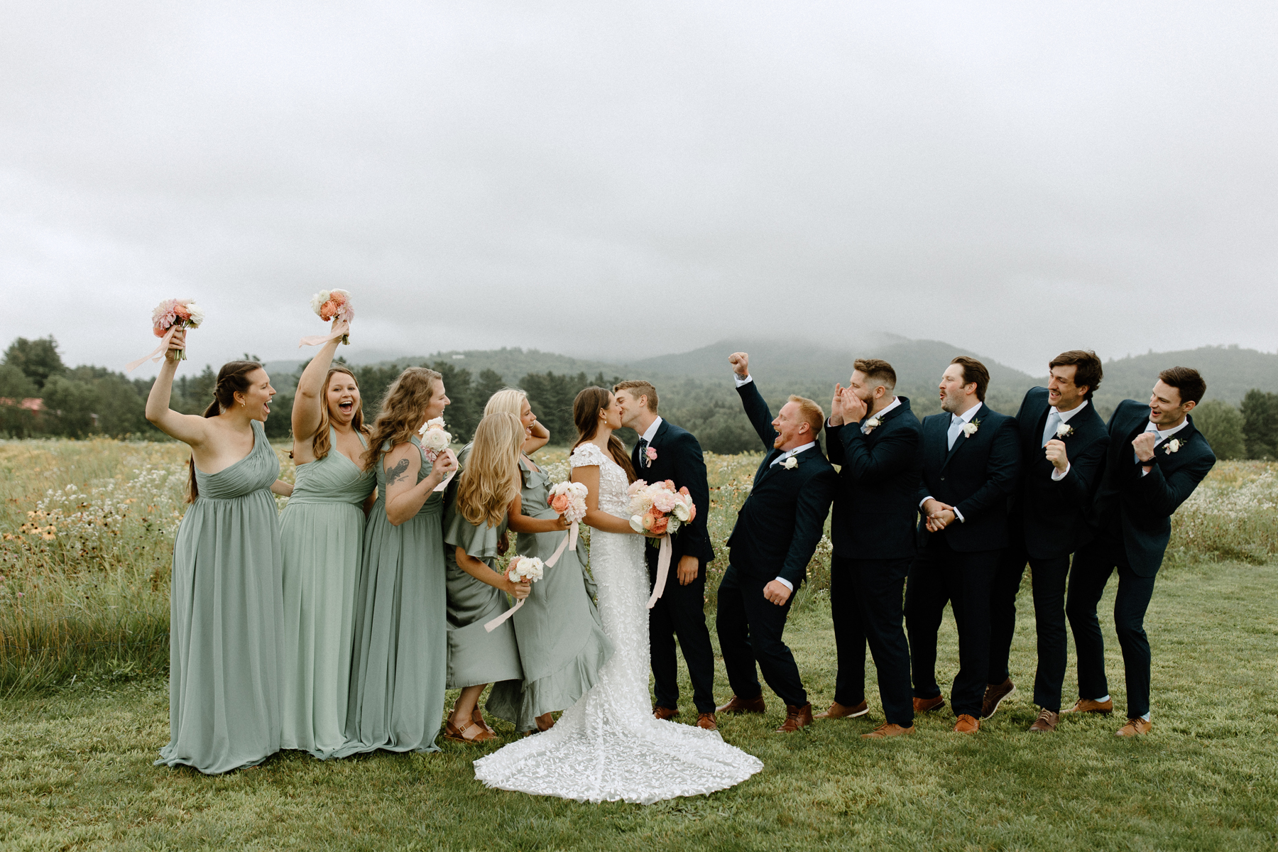 barn at smugglers notch wedding flowers