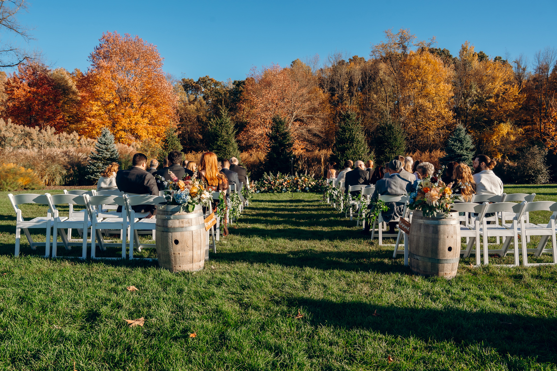 wedding floral ground arch