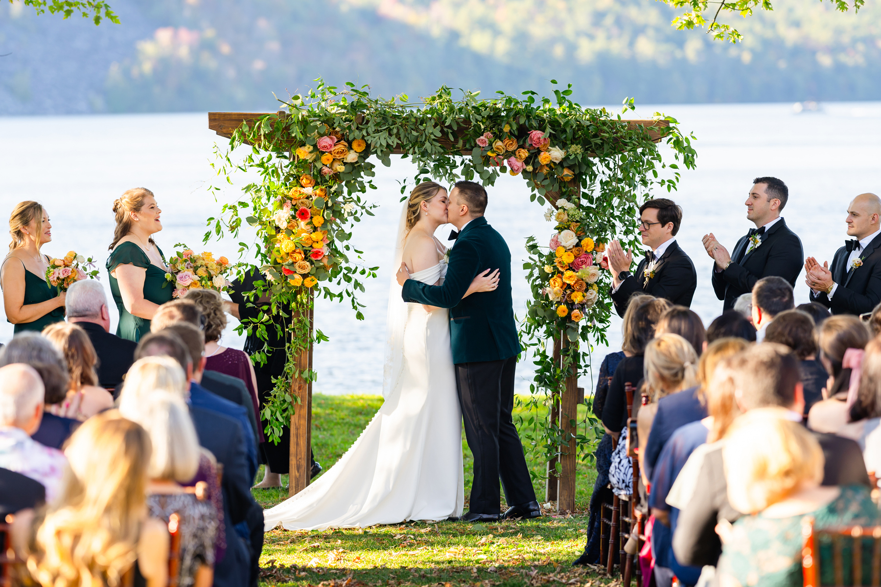 Wedding ceremony florals