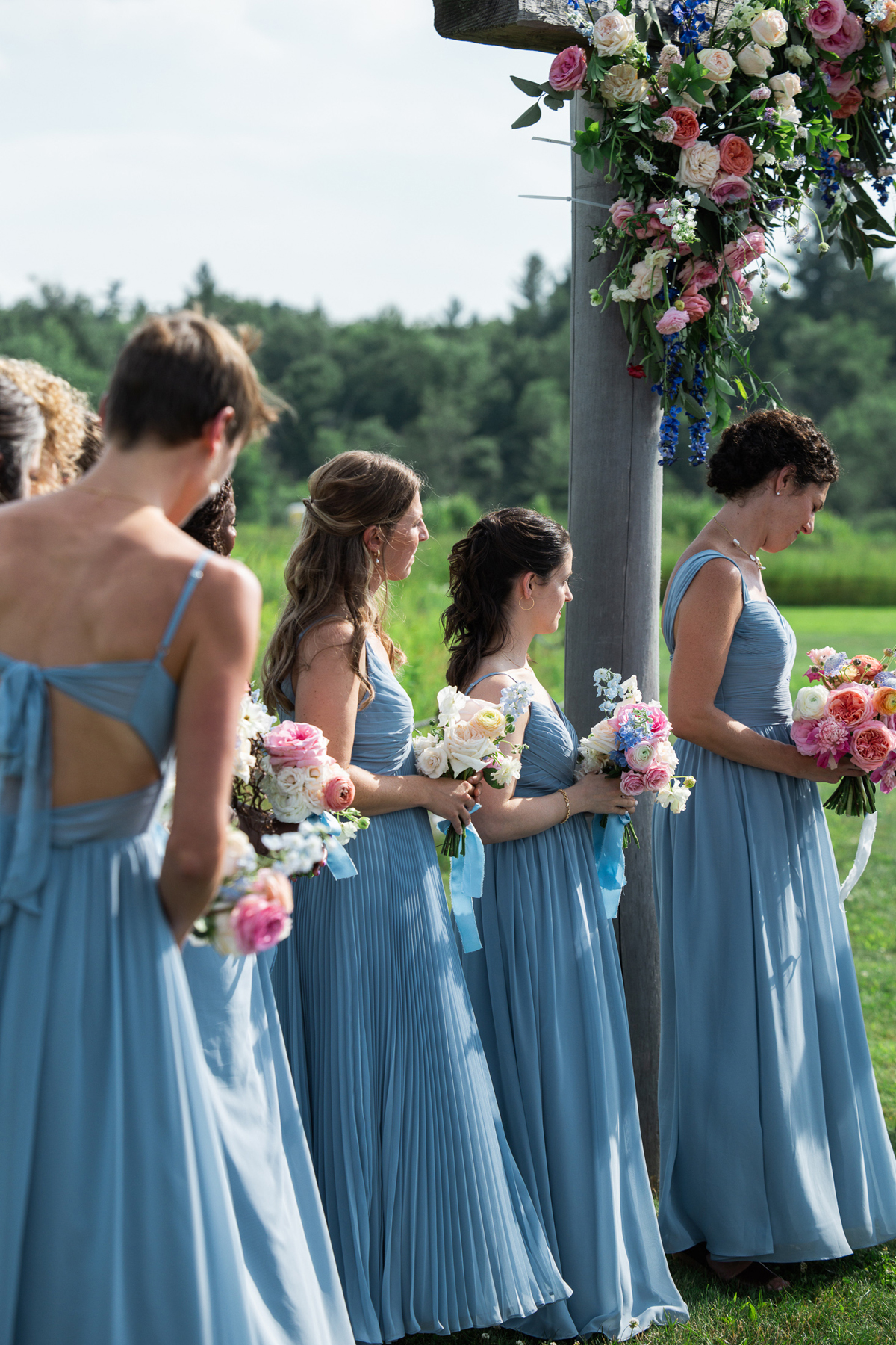 vermont summer wedding flowers